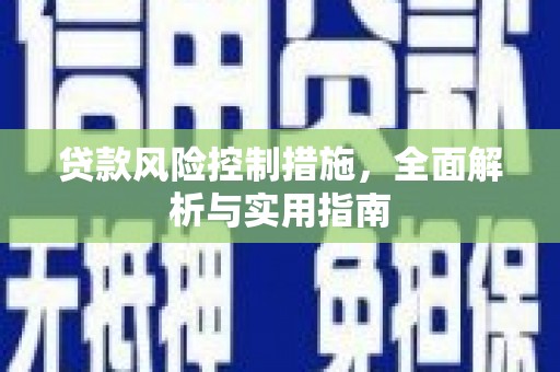 蒲县贷款风险控制措施，全面解析与实用指南