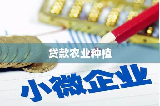 恒山贷款农业种植