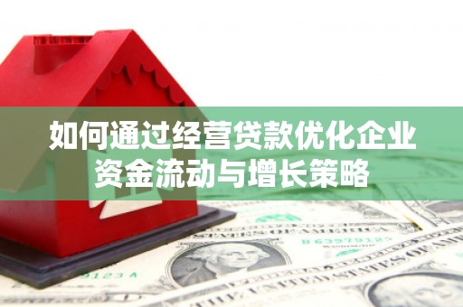 尖扎如何通过经营贷款优化企业资金流动与增长策略
