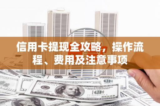 新晃信用卡提现全攻略，操作流程、费用及注意事项