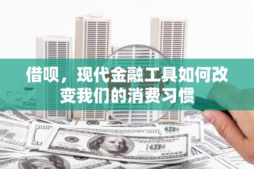 顺庆借呗，现代金融工具如何改变我们的消费习惯