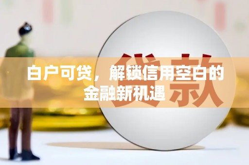 巩留白户可贷，解锁信用空白的金融新机遇