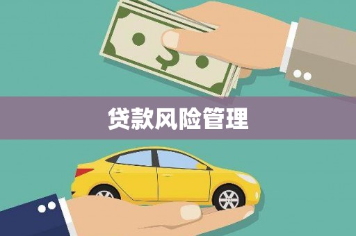 江华贷款风险管理