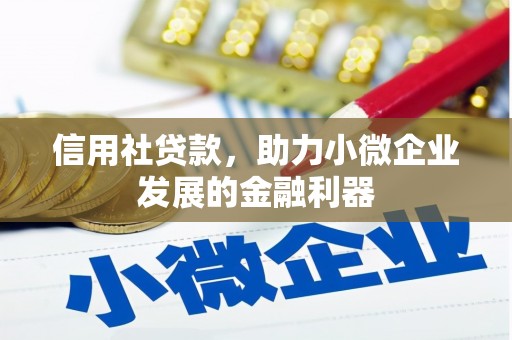 大朗信用社贷款，助力小微企业发展的金融利器