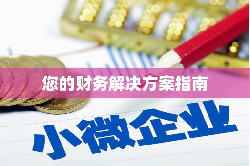 沙洋您的财务解决方案指南