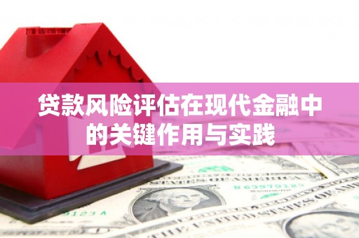 茄萣贷款风险评估在现代金融中的关键作用与实践