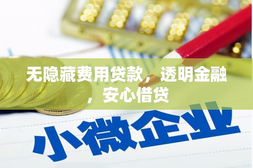 高县无隐藏费用贷款，透明金融，安心借贷