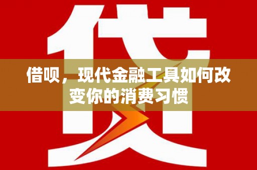 岳塘借呗，现代金融工具如何改变你的消费习惯