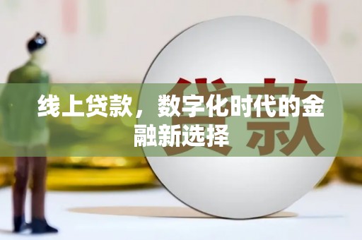 东西湖线上贷款，数字化时代的金融新选择