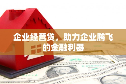 甘州企业经营贷，助力企业腾飞的金融利器