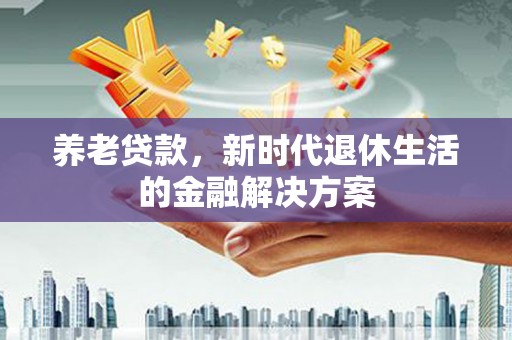 定海养老贷款，新时代退休生活的金融解决方案