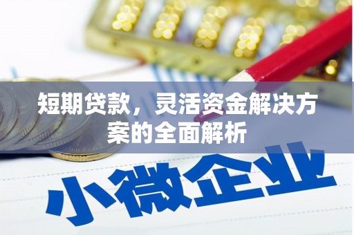 八公山短期贷款，灵活资金解决方案的全面解析
